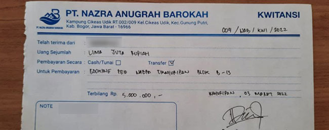 Kavling Nazra Cikahuripan